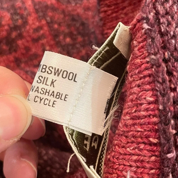 Deirdre Minogue Knitwear Silk & Wool Blend Cardigan Sweater Made in Ireland - Picture 8 of 13